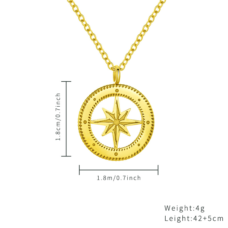Stainless steel hollow pendant engraved tag necklace series