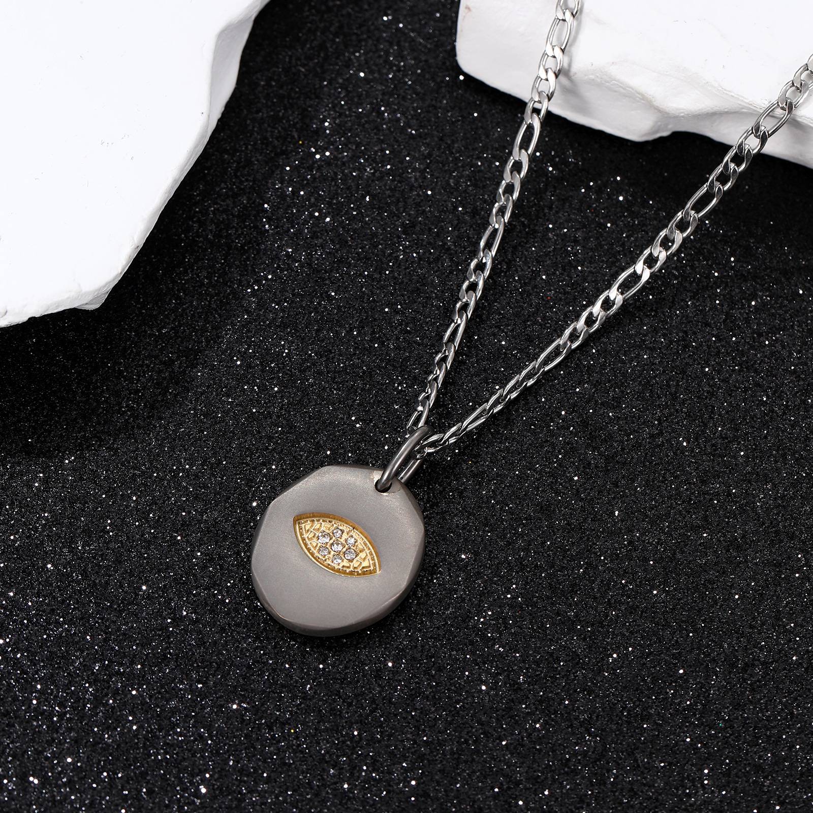 Titanium Pendant Hiphop Personality Accessories Long Male Fashionable Necklace
